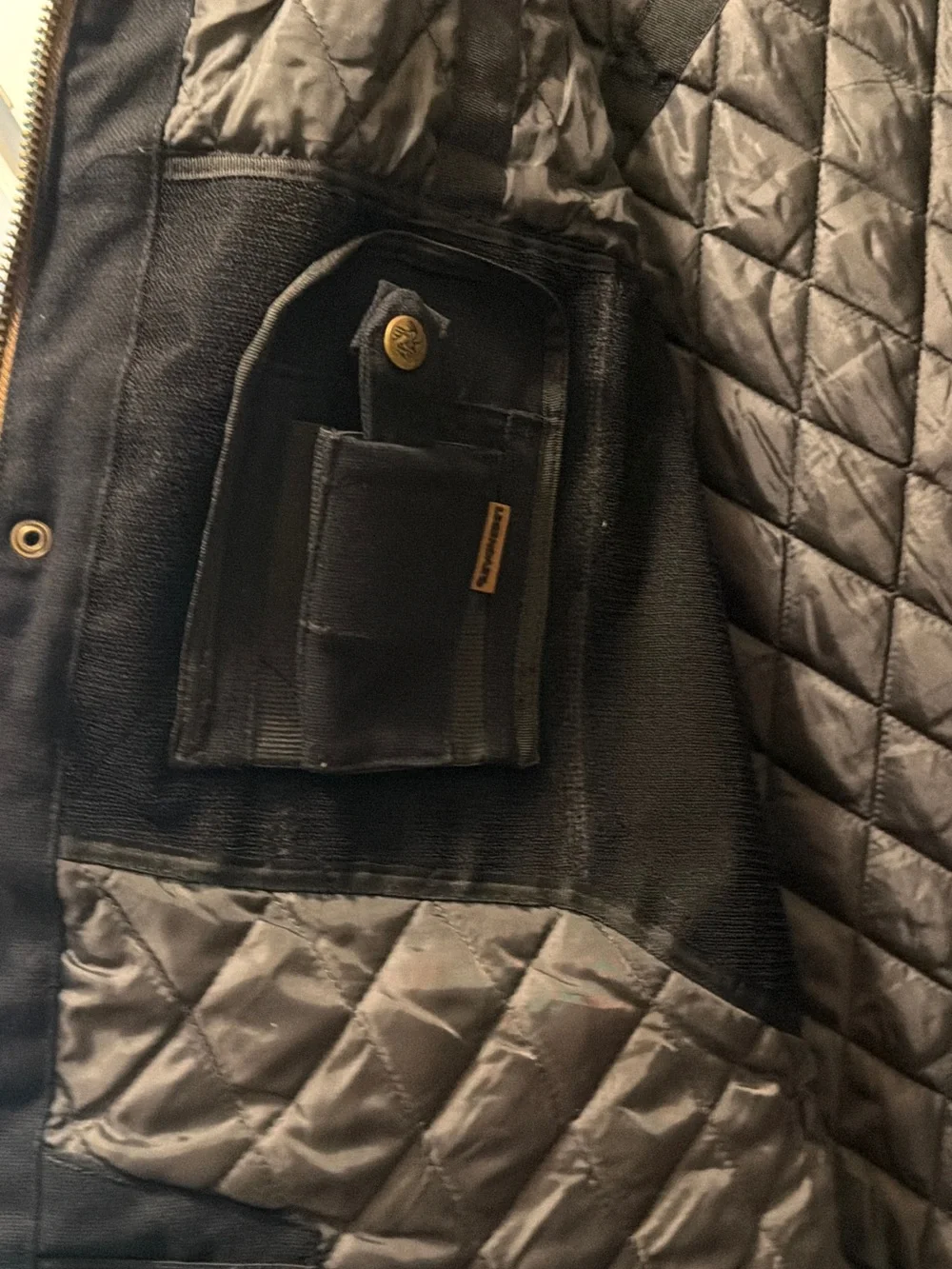 Legendary Whitetails Black Work Vest with Tan Accents